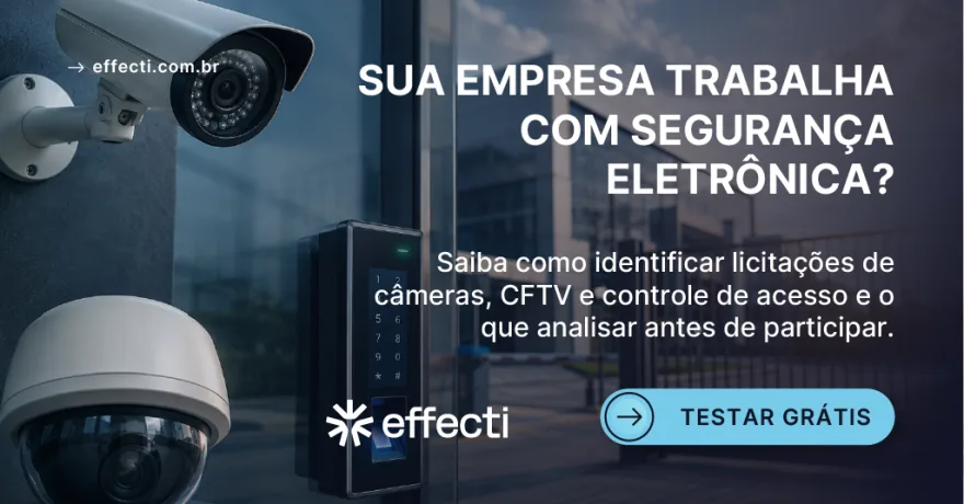 Licitação de câmeras, CFTV e controle de acesso como participar