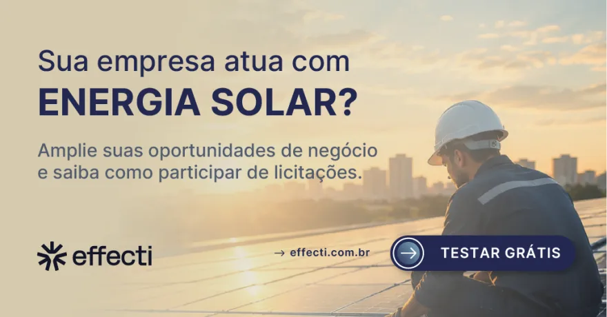 Licitação de energia solar e painéis fotovoltaicos: guia do fornecedor