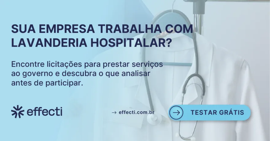 Licitação de lavanderia hospitalar: como analisar o edital e formar o preço

