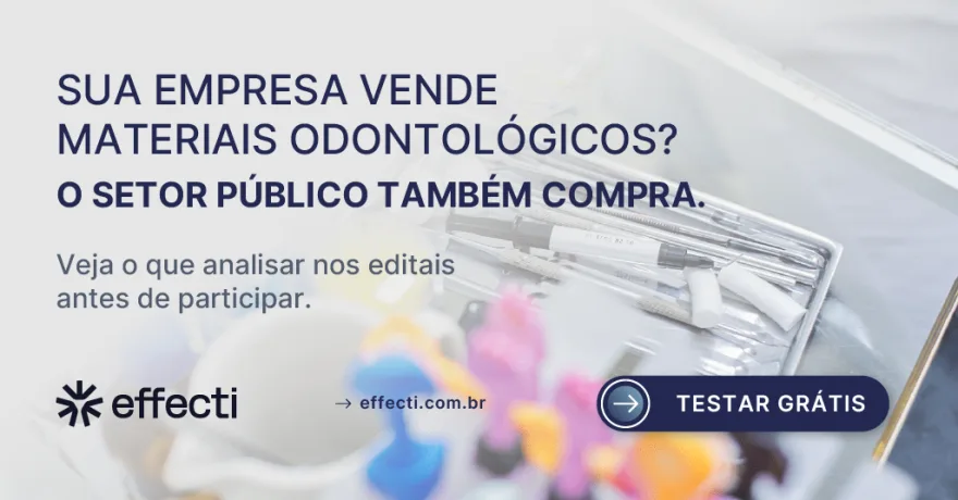 Licitação de materiais odontológicos: como vencer?
