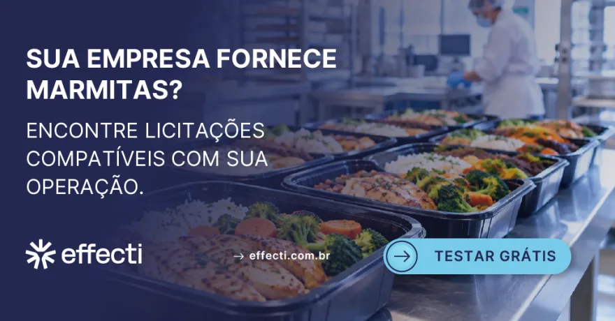 Licitação de refeições prontas e marmitas: guia para fornecedores